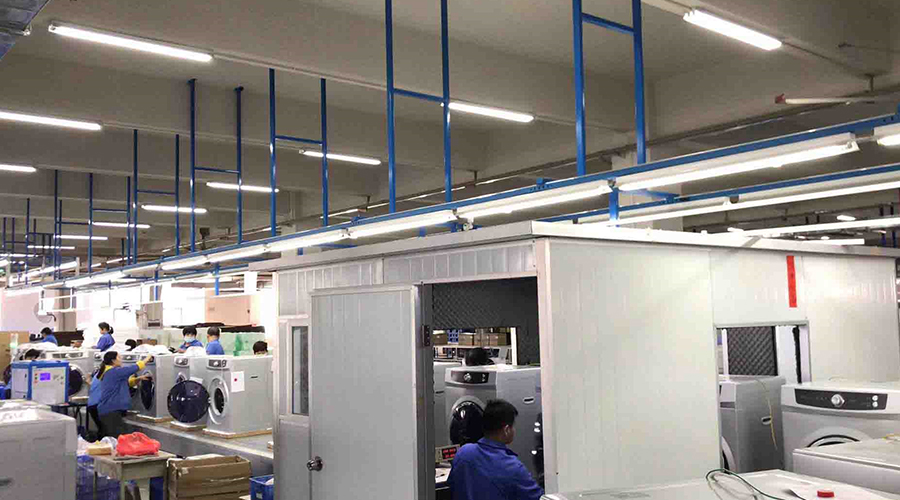 金環(huán)電器如何保證客戶收到的滾筒干衣機運行時無異響？
