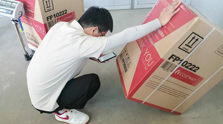 實況直擊！客戶北美COSTWAY開展衣物烘干機驗貨